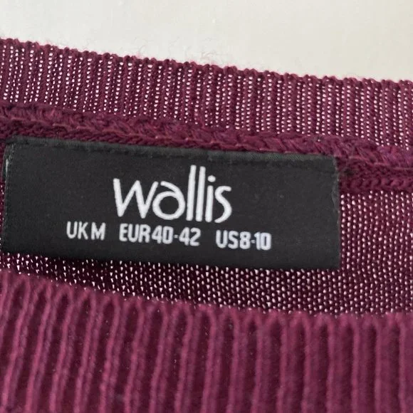 Ladies Women Knitted Long Sleeve Crew Neck Jumper Sweater Rhinestone Pullover - Picture 12 of 13